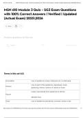 MSN 610 Module 3 Quiz - SG3 Exam Questions with 100&percnt; Correct Answers &vert; Verified &vert; Updated &lpar;Actual Exam&rpar; 20252026