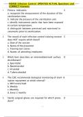 NDAEB Infection Control  UPDATED ACTUAL Questions and  CORRECT Answers 