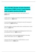 IPC J-STD-001J &lpar;Section 1&rpar; Exam Questions and Answers&vert;100&percnt; Correct&vert; Latest Update with complete solutions &lpar;Grade A&plus;&rpar;