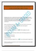 BNMN501 EXAM 2025&sol;2026 QUESTIONS AND ANSWERS 100&percnt; PASS