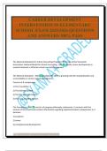 CAREER DEVELOPMENT INTERVENTION IN ELEMENTARY SCHOOL EXAM 2025&sol;2026 QUESTIONS AND ANSWERS 100&percnt; PASS