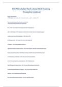 NISP Fire Safety Professional &ndash; AUS Training &ndash; Complete Solved Exam with 100&percnt; Correct Answers