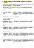 Softball Situations UPDATED ACTUAL Questions and CORRECT  Answers