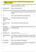 NURS 315&colon; Chapter 34 Part 2 UPDATED ACTUAL Questions and  CORRECT Answers 