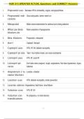 NUR 315 UPDATED ACTUAL Questions and CORRECT Answers