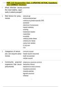 NUR 315 Oxygenation Quiz 2 UPDATED ACTUAL Questions  and CORRECT Answers