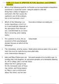 NURS 315&colon; Exam &num;2 UPDATED ACTUAL Questions and CORRECT  Answers