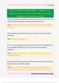 Brain Story Certification - Module 14  Questions and Correct Answers&sol; Latest  Update &sol; Already Graded 