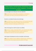 Brain Story Certification Questions and  Correct Answers&sol; Latest Update &sol; Already  Graded