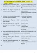 Maryville NURS 615 Exam 2 UPDATED ACTUAL Questions and  CORRECT Answers 