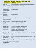 Pharm test 3 Maryville NURS 615 UPDATED ACTUAL  Questions and CORRECT Answers 