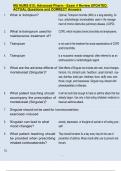 MU NURS 615&colon; Advanced Pharm - Exam 4 Review UPDATED  ACTUAL Questions and CORRECT Answers