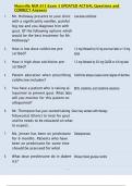 NURS 615  Bundled Exam Questions WITH  CORRECT Answers