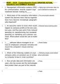MISY - 3310 - Comprehensive Exam UPDATED ACTUAL  Questions and CORRECT Answers