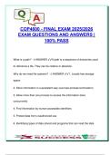 COP4600 Operating Systems &ndash; 180 Final Exam Questions with Answers &ndash; File Systems&comma; I&sol;O&comma; Security&comma; TCP&sol;IP &ndash; Florida State University