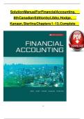 Solution Manual For Fundamentals of Financial Accounting&comma; 8th Edition 2024 by Fred Phillips&comma; Robert Libby&comma; Verified Chapters 1 - 13&comma; Complete Newest Version