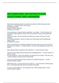 SSI ENRICHED AIR NITROX EXAM QUESTIONS AND ANSWERS