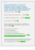 MARYLAND PROPERTY AND CASUALTY  INSURANCE EXAM ACTUAL EXAM WITH  QUESTIONS AND 100&percnt; CORRECT ANSWERS&vert;&vert;  LATEST AND COMPLETE VERSION 2025-2026 WITH  EXPERT VERIFIED SOLUTIONS&vert;&vert; ASSURED PASS