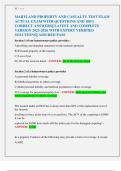 MARYLAND PROPERTY AND CASUALTY TEST EXAM  ACTUAL EXAM WITH QUESTIONS AND 100&percnt;  CORRECT ANSWERS&vert;&vert; LATEST AND COMPLETE  VERSION 2025-2026 WITH EXPERT VERIFIED  SOLUTIONS&vert;&vert; ASSURED PASS 