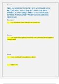 MSN 610 MODULE 3 EXAM &ndash; SG3 ACCURATE AND  FREQUENTLY TESTED QUESTIONS AND 100&percnt;  CORRECT ANSWERS&vert;&vert; LATEST AND COMPLETE  UPDATE WITH EXPERT VERIFIED SOLUTIONS&vert;&vert;  SURE PASS