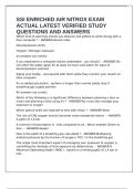 SSI ENRICHED AIR NITROX EXAM  ACTUAL LATEST VERIFIED STUDY QUESTIONS AND ANSWERS