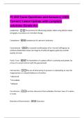 PC 832 Exam Questions and Answers&vert;100&percnt;  Correct&vert; Latest Update with complete  solutions &lpar;Grade A&plus;&rpar; 