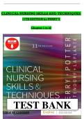 CLINICAL NURSING SKILLS AND TECHNIQUES 11TH EDITION by PERRY&rsquo;S Chapter 1 to 42