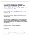 OTF Final Exam 2025&vert; COMPLETE EXAM SET &lpar;questions and verified answers&rpar;frequently most tested questions &vert; already passed&excl;&excl;
