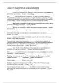 HIIM 215 QUESTIONS AND ANSWERS