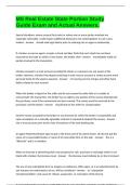 MS Real Estate State Portion Study Guide Exam and Actual Answers&period;