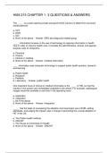 HIIM 215 CHAPTER 1- 3 QUESTIONS & ANSWERS