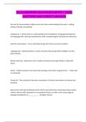 NES ELEMENTARY EDUCATION EXAM SUBTEST 1  QUESTIONS AND CORRECT ANSWERS