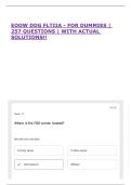 EOOW DDG FLTIIA - FOR DUMMIES &vert; 257 QUESTIONS &vert; WITH ACTUAL SOLUTIONS&excl;&excl;