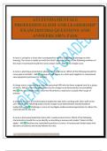 ATI FUNDAMENTALS PROFESSIONALISM AND LEADERSHIP EXAM 2025&sol;2026 QUESTIONS AND ANSWERS 100&percnt; PASS