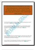 ATI ENGAGE FUNDAMENTALS RN&colon; PSYCHOSOCIAL CONCEPTS FOR NURSING PRACTICE&colon; GRIEF EXAM 2025&sol;2026 QUESTIONS AND ANSWERS 100&percnt; PASS