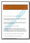 FTCE 6-12 AGRICULTURE STUDY GUIDE EXAM 2025&sol;2026 QUESTIONS AND ANSWERS 100&percnt; PASS