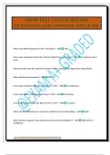 MDFR TEST 1 EXAM 2025&sol;2026 QUESTIONS AND ANSWERS 100&percnt; PASS