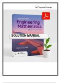 Solutions Manual for Advanced Engineering Mathematics &lpar;7th Edition&rpar; by Dennis G&period; Zill