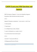 LMSW Exam prep 2026 Questions and Answers