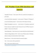 ATC Basics block 1 Bundled Tests 2026 Questions and Answers