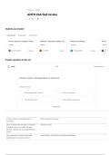 ANTH 246 Test review QUESTIONS AND VERIFIED ANSWERS