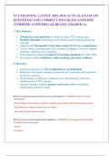 TCI TRAINING LATEST 2025-2026 ACTUAL EXAM 150  QUESTIONS AND CORRECT DETAILED ANSWERS  &lpar;VERIFIED ANSWERS&rpar; &vert;ALREADY GRADED A&plus;  