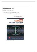 Solution Manual For Canadian Income Taxation 2024&sol;2025 27th Edition &lpar; Abraham Iqbal William Buckwold&comma; 2024&rpar; All Chapters &vert; Newest Edition