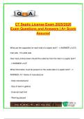 CT Septic License Exam &lpar;100&plus; Q&A&rpar; &vert; Perc Tests&comma; Tank Design&comma; Separation Distances & MLSS Formulas &vert; 2025&sol;2026 &vert; Connecticut Environmental Health Licensing