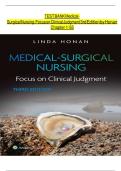 TEST BANK Medical-Surgical Nursing&colon;Focus On Clinical Judgment 3rd Edition By Linda Honan&comma; All Chapters Included 1-55&comma;Exam Questions and Verified Answers&comma;Graded A&plus; 2025&period;