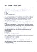 CIW EXAM QUESTIONS AND ANSWERS 100&percnt; CORRECT