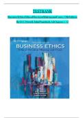 &ast;&ast;&ast;INSTANT DOWNLOAD&ast;&ast;&ast;Business ethics ethical decision making cases 10th edition by o c ferrell test bank