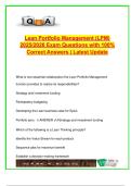 Lean Portfolio Management &lpar;LPM&rpar; &ndash; SAFe Certification &vert; 2025&sol;2026 &vert; 70&plus; Solved Questions on Kanban&comma; Budgeting&comma; MVPs & Strategy