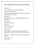 NRSG 2350 Module 4 Questions With Complete Solutions