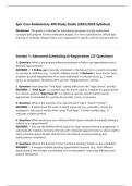 Epic Care Ambulatory 400 Study Guide &lpar;2025&sol;2026 Syllabus&rpar;